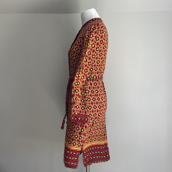 EUC Zara Woman Geometric Print Button Down Dress - Picture 5 of 9